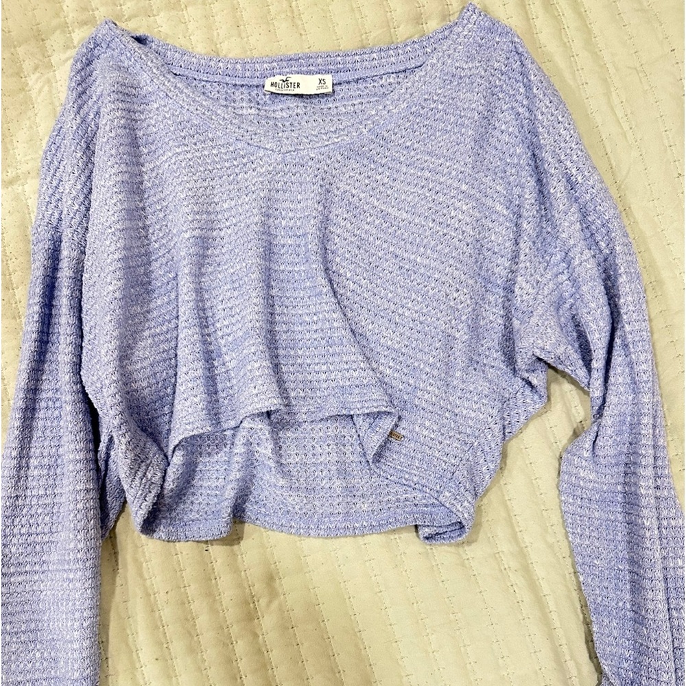 Purple Hollister Sweater xs